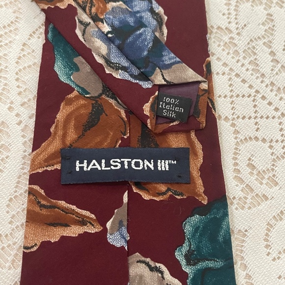 Men’s Silk Neckties Neck Ties (6) - Halston, Caravaggio, Land's End, and more! - Picture 3 of 9